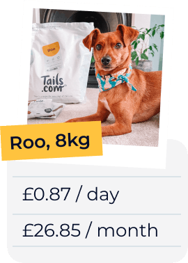 Tails dog food on sale price